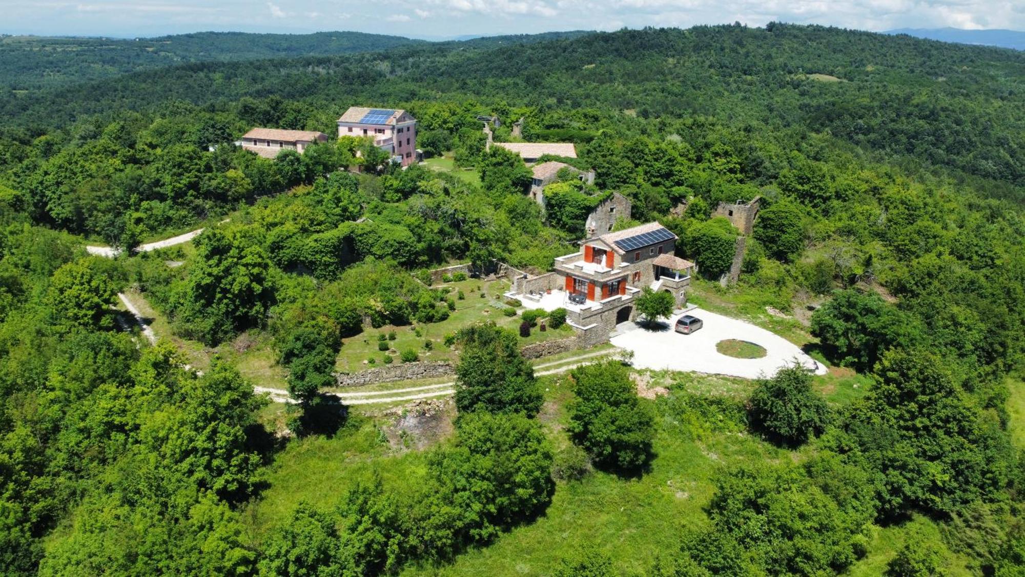 הוילה Grožnjan Casa Del Conte - Peaceful Hideaway In North Istria מראה חיצוני תמונה